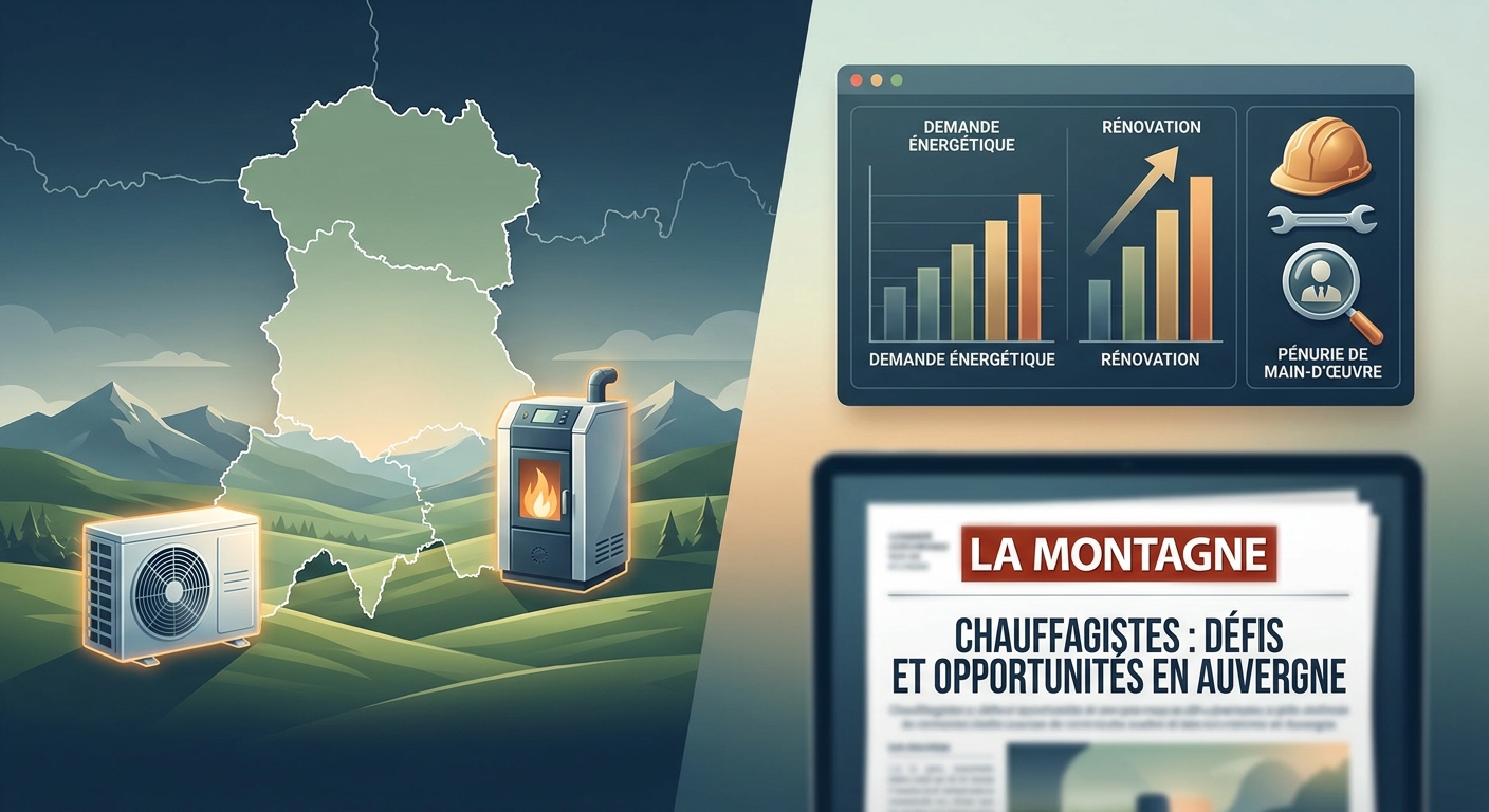 Chauffagiste : La Montagne Alerte sur les Défis Régionaux