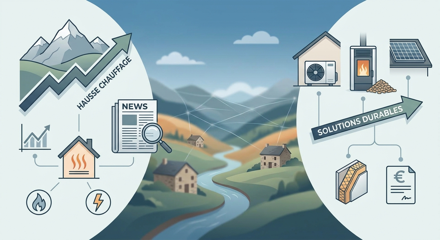 Hausse Chauffage : L'Auvergne Face aux Défis Énergétiques